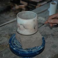 Crin de cheval . Stage poterie en Ardèche